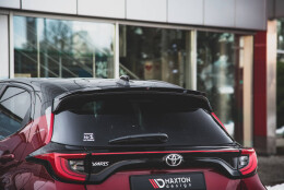 Heck Spoiler Aufsatz Abrisskante V.1 passend für Toyota Yaris Mk4 schwarz Hochglanz