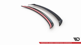 Heck Spoiler Aufsatz Abrisskante V.1 passend für Toyota Yaris Mk4 schwarz Hochglanz