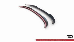 Heck Spoiler Aufsatz Abrisskante V.2 passend für Toyota Yaris Mk4 schwarz Hochglanz