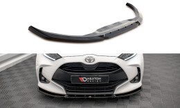 Cup Spoilerlippe Front Ansatz V.2 passend für Toyota Yaris Mk4 schwarz Hochglanz