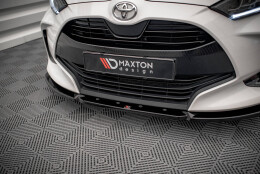 Cup Spoilerlippe Front Ansatz V.2 passend für Toyota Yaris Mk4 schwarz Hochglanz