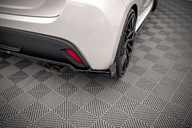 Mittlerer Cup Diffusor Heck Ansatz passend für V.1 + Flaps Toyota Yaris Mk4
