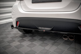Street+ Mittlerer Diffusor Heck Ansatz V.1 + Flaps passend für Toyota Yaris Mk4