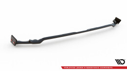 Street+ Mittlerer Diffusor Heck Ansatz V.1 + Flaps passend für Toyota Yaris Mk4