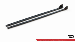 Seitenschweller Ansatz Cup Leisten V.1 passend für + Flaps passend für Toyota Yaris Mk4
