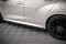 Seitenschweller Ansatz Cup Leisten V.2 für Toyota Yaris Mk4 schwarz Hochglanz