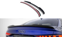 Heck Spoiler Aufsatz Abrisskante passend für Audi A3 S-Line Limousine / S3 Limousine 8Y Facelift schwarz Hochglanz