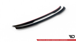 Heck Spoiler Aufsatz Abrisskante passend für Audi A3 S-Line Limousine / S3 Limousine 8Y Facelift schwarz Hochglanz