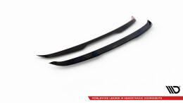 Heck Spoiler Aufsatz Abrisskante passend für Audi A3 Sportback 8Y schwarz Hochglanz