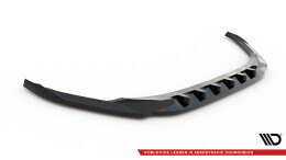 Cup Spoilerlippe Front Ansatz V.1 für Audi A3 8Y schwarz Hochglanz
