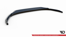 Cup Spoilerlippe Front Ansatz V.2 passend für Audi A3 8Y schwarz Hochglanz