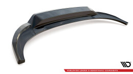 Mittlerer Cup Diffusor Heck Ansatz DTM Look passend für Audi A3 Sportback 8Y schwarz Hochglanz