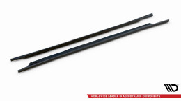 Seitenschweller Ansatz Cup Leisten passend für Audi A3 8Y Carbon Look