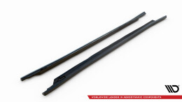 Seitenschweller Ansatz Cup Leisten passend für Audi A3 8Y Carbon Look
