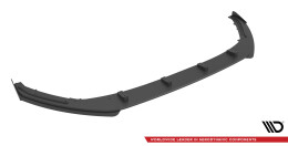 Street Pro Cup Spoilerlippe Front Ansatz passend für Audi A3 8Y SCHWARZ+ HOCHGLANZ FLAPS