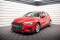 Street Pro Cup Spoilerlippe Front Ansatz passend für Audi A3 8Y SCHWARZ+ HOCHGLANZ FLAPS