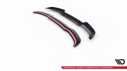 Heck Spoiler Aufsatz Abrisskante V.2 passend für BMW 1er M135i / 128ti / M-Paket F40 schwarz Hochglanz