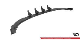 Street Pro Heckschürze Heck Ansatz Diffusor passend für Audi A3 Sportback 8Y SCHWARZ+ HOCHGLANZ FLAPS