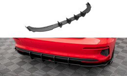 Street Pro Heckschürze Heck Ansatz Diffusor für Audi A3 Sportback 8Y ROT+ HOCHGLANZ FLAPS