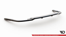 Mittlerer Cup Diffusor Heck Ansatz DTM Look für Audi A5 S-Line F5 Facelift schwarz matt