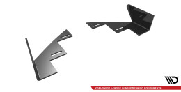 Hintere Seiten Flaps für Ford Fiesta ST Mk6 schwarz Hochglanz