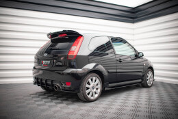 Hintere Seiten Flaps passend für Ford Fiesta ST Mk6 schwarz Hochglanz