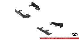 Seitenschweller Flaps passend für Ford Fiesta ST Mk6 schwarz Hochglanz