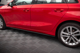 Street Pro Seitenschweller Ansatz Cup Leisten für Audi A3 8Y