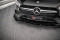 Street Pro Cup Spoilerlippe Front Ansatz für Mercedes A35 AMG AERO / AMG-Line W177 SCHWARZ+ HOCHGLANZ FLAPS
