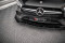 Street Pro Cup Spoilerlippe Front Ansatz für Mercedes A35 AMG / AMG-Line W177  SCHWARZ+ HOCHGLANZ FLAPS
