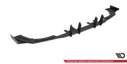 Street Pro Heckschürze Heck Ansatz Diffusor passend für Mercedes A35 AMG Hatchback W177 SCHWARZ+ HOCHGLANZ FLAPS
