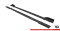 Street Pro Seitenschweller Ansatz Cup Leisten passend für Mercedes A35 AMG / AMG-Line W177 rot+ Hochglanz Flaps