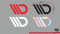 Maxton Sticker White 01 Signet Ohne Aufschrift 15x7,5 cm weiß
