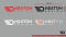 Maxton Sticker White 06 Großer Logo-Aufkleber 45x8,5 cm weiß