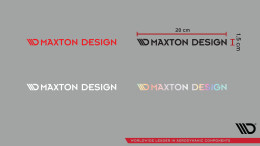 Maxton Design Sticker Black 04 Aufkleber-Logo in...