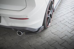 Heck Ansatz Flaps Diffusor V.2 +Flaps für VW Golf 8 GTI