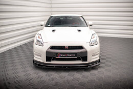 Cup Spoilerlippe Front Ansatz + Flaps für Nissan GTR...