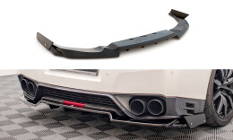 Mittlerer Cup Diffusor Heck Ansatz +Flaps für Nissan GTR R35 Facelift