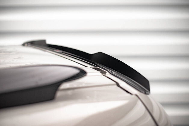 Heck Spoiler Aufsatz Abrisskante passend für Citroen Berlingo Mk3 schwarz Hochglanz