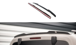 Heck Spoiler Aufsatz Abrisskante passend für Citroen Berlingo Mk3 schwarz Hochglanz