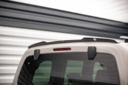 Heck Spoiler Aufsatz Abrisskante passend für Citroen Berlingo Mk3 schwarz Hochglanz