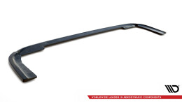 Mittlerer Cup Diffusor Heck Ansatz passend für Citroen Berlingo Mk3 schwarz Hochglanz
