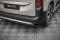 Mittlerer Cup Diffusor Heck Ansatz passend für Citroen Berlingo Mk3 schwarz Hochglanz
