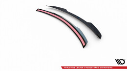 Heck Spoiler Aufsatz Abrisskante passend für Volvo C70 Mk1 schwarz Hochglanz