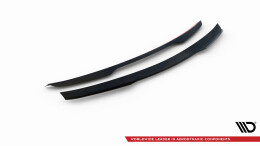 Heck Spoiler Aufsatz Abrisskante passend für Volvo C70 Mk1 schwarz Hochglanz