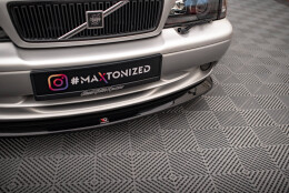 Cup Spoilerlippe Front Ansatz V.1 passend für Volvo C70 Mk1 schwarz Hochglanz
