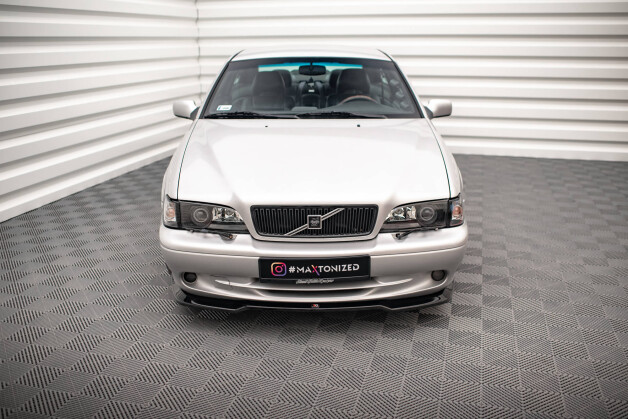 Cup Spoilerlippe Front Ansatz V.2 passend für Volvo C70 Mk1 schwarz Hochglanz