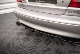 Mittlerer Cup Diffusor Heck Ansatz DTM Look passend für Volvo C70 Mk1 schwarz Hochglanz