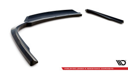 Mittlerer Cup Diffusor Heck Ansatz DTM Look passend für Volvo C70 Mk1 schwarz Hochglanz