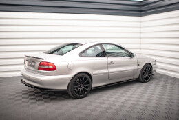 Seitenschweller Ansatz Cup Leisten passend für Volvo C70 Mk1 schwarz Hochglanz